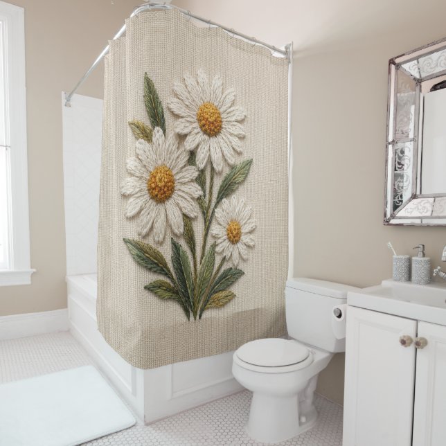 Embroidered Daisy Bloom (In Situ)
