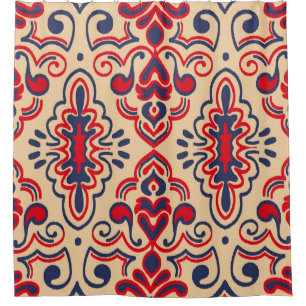 Embroidered Elegance: Ikat Fabric Pattern