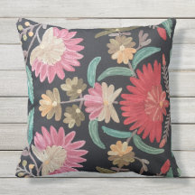 Embroidered floral design