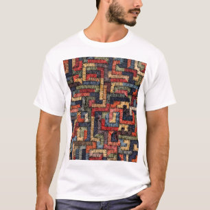 Embroidered geometric, ethnic texture T-Shirt