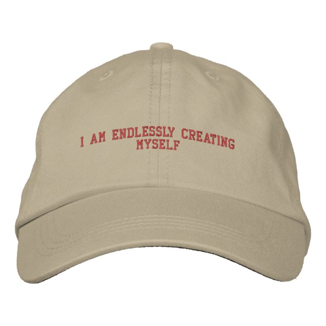 Embroidered Hat, Alternative Apparel Basic Adjusta Embroidered Hat (Front)