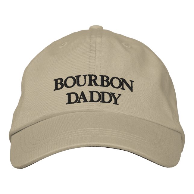 Embroidered Hat - BOURBON DADDY (Front)