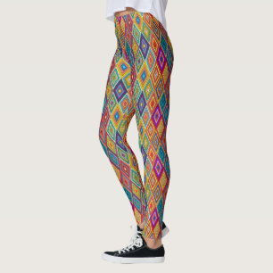 Embroidered Image Fashion Pop Leggings