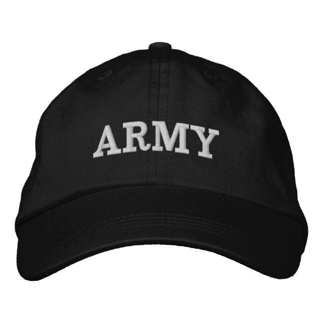 Embroidered Men's Army Hat (Front)