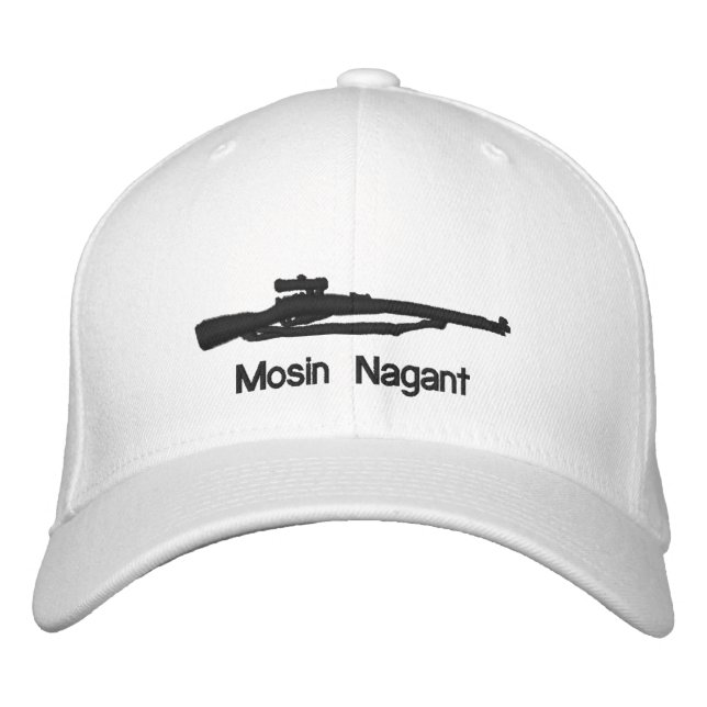 Embroidered Mosin Nagant Fitted Hat (Front)