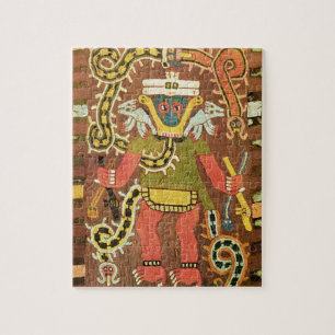 Embroidered mythological figure, Paracas Necropoli Jigsaw Puzzle