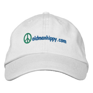 Embroidered Old Man Hippy Hat