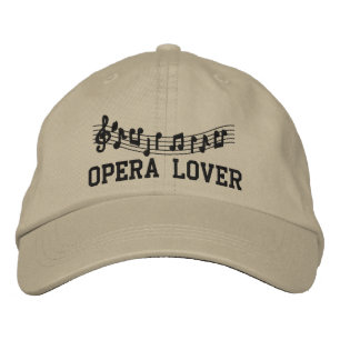Embroidered Opera Lover Hat