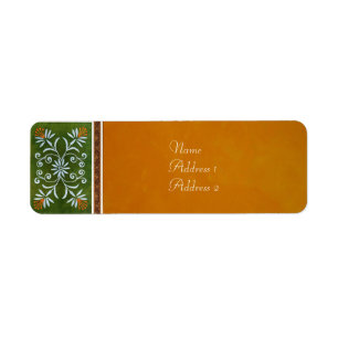 Embroidered Return Label