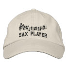 Embroidered Sax Player Hat