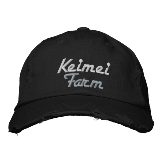 EMBROIDERY-CONTAINING CAP (Front)