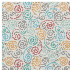 Embroidery fancy rumpled paper fabric