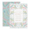 Embroidery Floral Wedding invitations