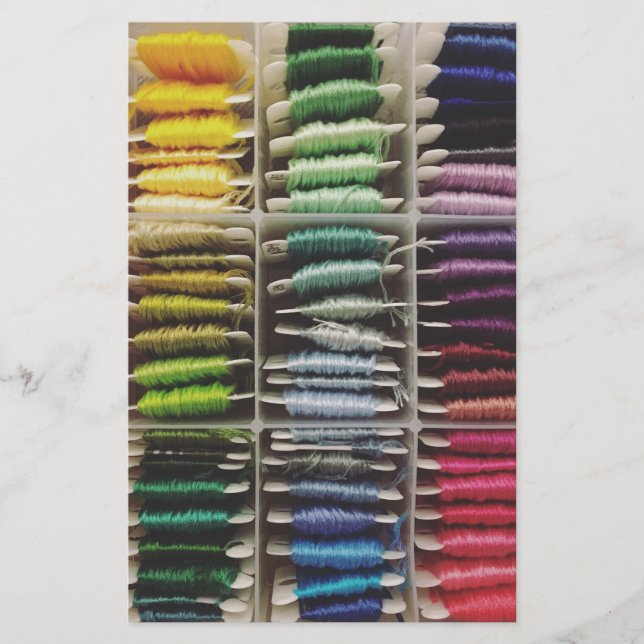 Embroidery Floss Rainbow (Front)