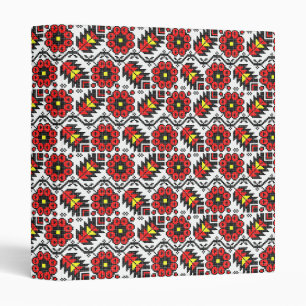 Embroidery Folklore Art cross-stitch floral flower Binder