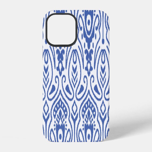 Embroidery ikat: ethnic seamless pattern. iPhone case (Back)