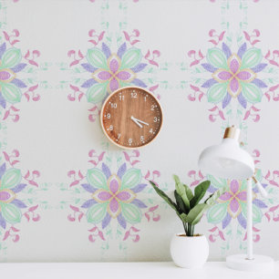 Embroidery imitation flourished pattern pattern  wallpaper