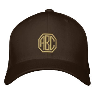 Embroidery Monogram Personalized Initials Embroidered Hat