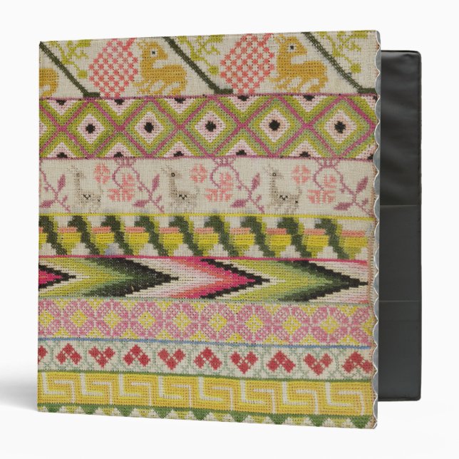 Embroidery sampler binder (Front/Inside)