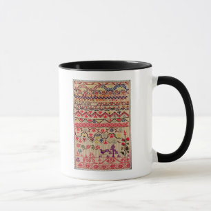Embroidery sampler mug