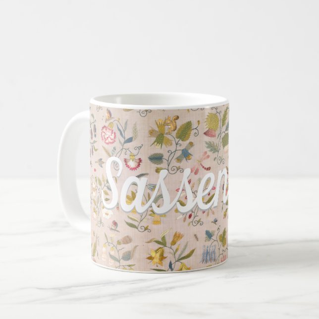 Embroidery Sassenach Mug (Front Left)