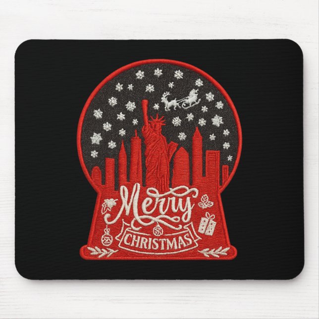 Embroidery Style  Mouse Pad (Front)