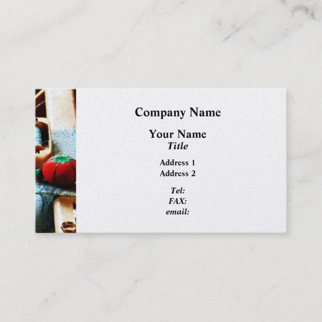Embroidery Supplies - Platinum Business Card (Front)