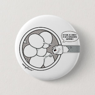 Embryo Biposy 2 Inch Round Button