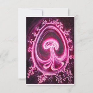 Embryo with placenta  thank you card