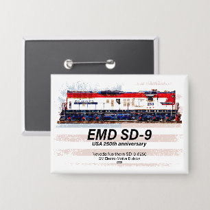 EMD SD-9 Locomotive USA 250th Anniversary Livery