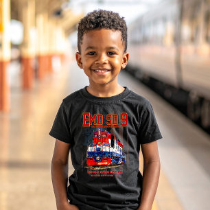 EMD SD-9 Locomotive USA 250th Anniversary Livery T-Shirt