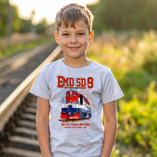 EMD SD-9 Locomotive USA 250th Anniversary Livery T-Shirt