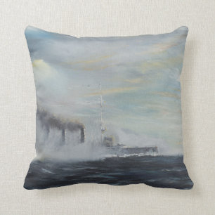Emden 'The Swan of the East' 1914 2011 Throw Pillow