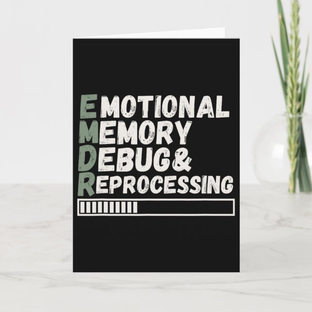 Emdr Emotional Memory Debug Reprocessing Humour _1 Card (Front)
