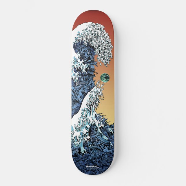 Emek "Wave" Skateboard (Front)