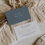 EMELIA Dark Blue Voucher Gift Certificate Template<br><div class="desc">This dark blue voucher gift certificate template from the Emelia Collection is perfect for a small business owner,  photographer,  stylist and more! 

The minimalist design features simple yet stylish typography on slate blue-grey with an air of modern sophistication.</div>