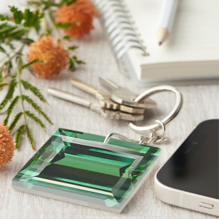 Emerald 3 keychain