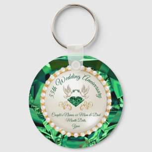 Emerald, 55th Anniversary Party Ideas, Cheap Keychain