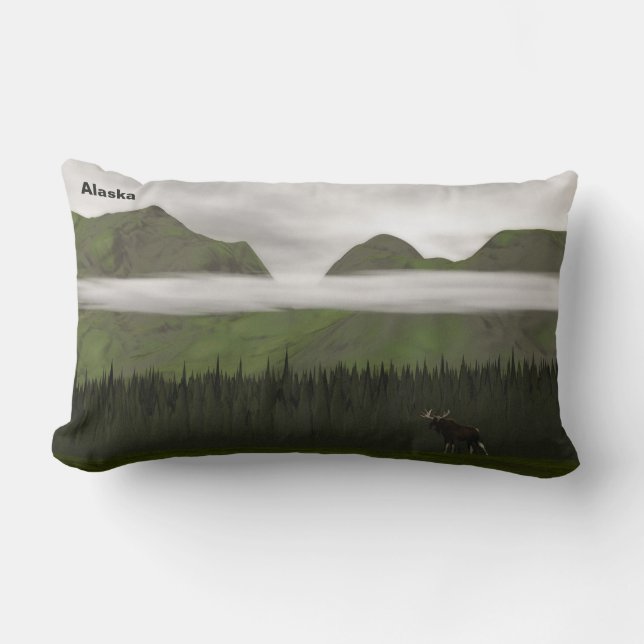 Emerald Alaska Lumbar Pillow (Front)