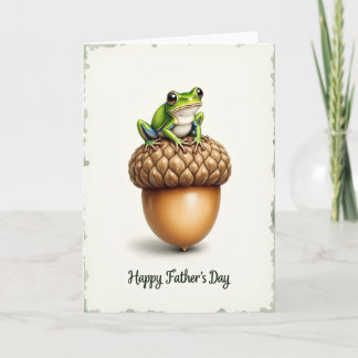 Emerald Amphibian Fathers Day Card