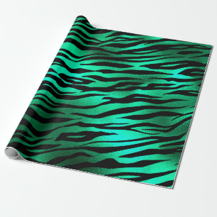 Emerald and Gold Safari Series Design 10 Wrapping Paper