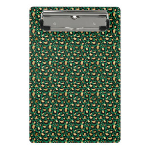 Emerald and Gold Safari Series Design 3 Mini Clipboard