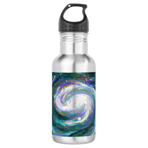 Emerald and Purple Galaxy 532 Ml Water Bottle