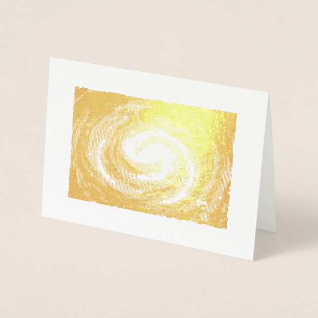 Emerald and Purple Galaxy Foil Card (Front)