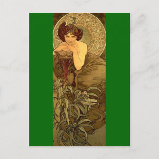 Emerald - Art Nouveau Postcard