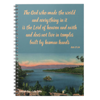 Emerald Bay Christian Notebook