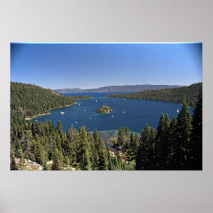 Emerald Bay, Lake Tahoe, California, USA Poster