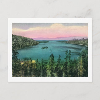 Emerald Bay, Lake Tahoe, California Vintage Postcard