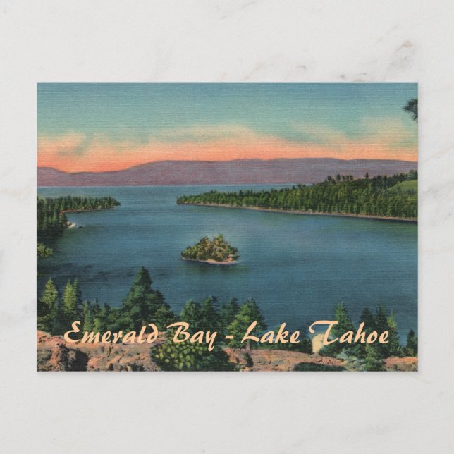 Emerald Bay - Lake Tahoe Postcard (Front)