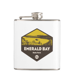 Emerald Bay State Park, California Hip Flask